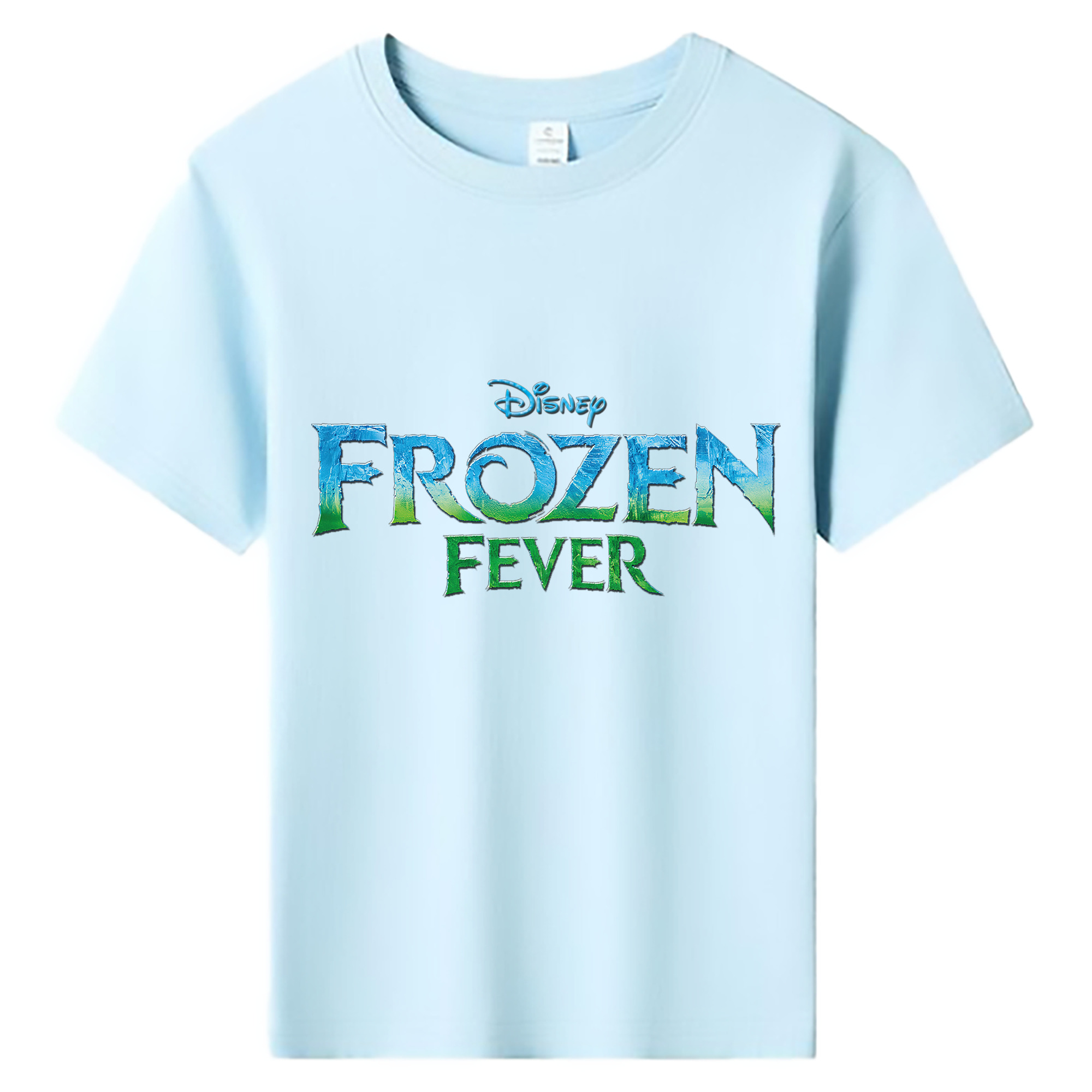 （画像用） アナと雪の女王 アンナ エルサ Frozen Anna Elsa 綿100％キッズTシャツ（フロントプリント）